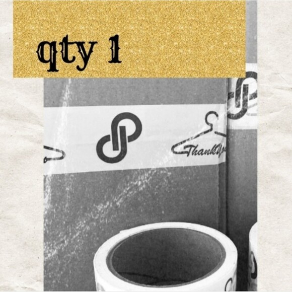 Posh Swag Thank-You Shipping Packaging Tape 1 roll P Hanger Merch Love Sale Sell - Picture 4 of 15